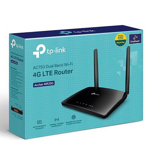 TP-Link AC750 Wireless Dual Band 4G LTE Router TL-ARCHER MR6400