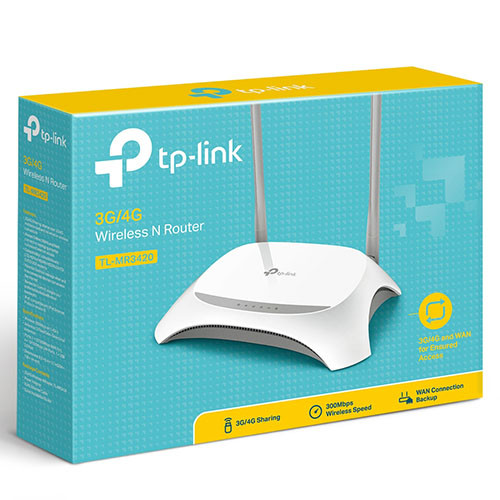 TP-Link 3G/4G Wireless N Router TL-MR3420