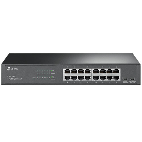 TP-Link 16-Port Gigabit Desktop/Rackmount Switch TL-SG1016D