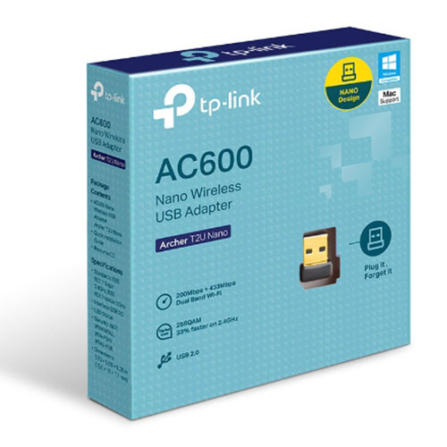 TP-Link AC600 Nano Wireless USB Adapter TL-ARCHER T2U Nano