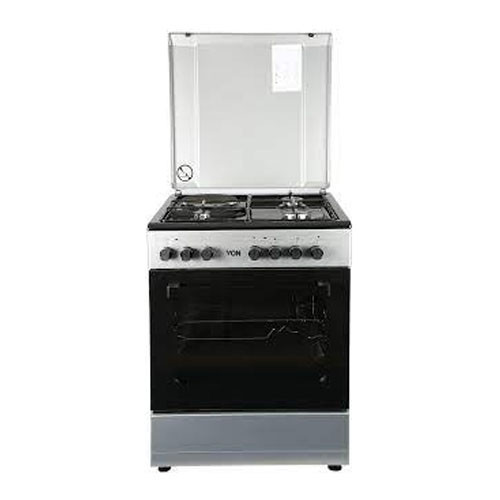 VON 60x55cm 3G+1E Standing Cooker VAC6SV31UY (Grey)