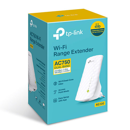 TP-Link AC750 Mesh Wi-Fi Range Extender TL-RE200