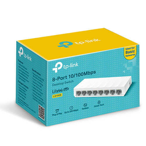 TP-Link 8-Port 10/100Mbps Desktop Network Switch TL-LS1008