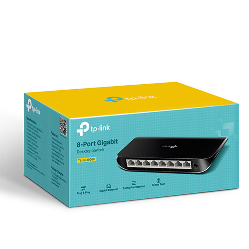 TP-Link 8-Port Gigabit Desktop Switch TL-SG1008D