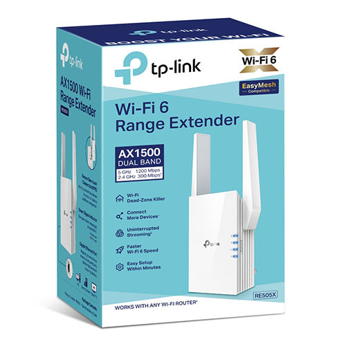 TP-Link AX1500 Wi-Fi Range Extender TL-RE505X