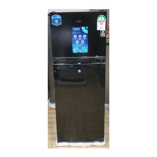 Von 138L Double Door Fridge VART-18DMK (Black)