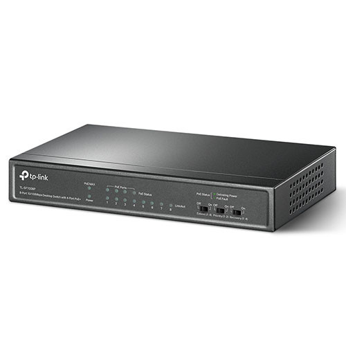 TP-Link 8-Port 10/100Mbps Desktop Switch with 4-Port PoE+ TL-SF1008P