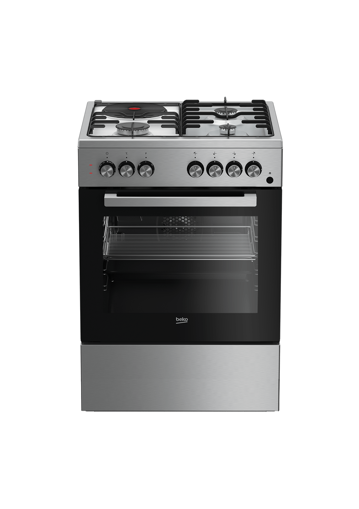 BEKO 3G+1E 60x60cm Standing Cooker FSET63110DX