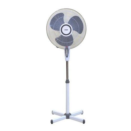 Mika 16" Stand Fan Grey & White MFS1602GW