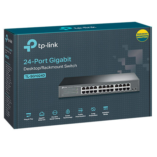 TP-Link 24-Port Gigabit Desktop/Rackmount Switch TL-SG1024D