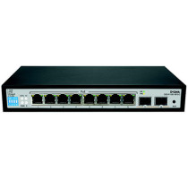 D-Link DGS-F1100-10PS 10-Port Gigabit PoE Switch with 8 Long Reach PoE Ports and 2 Uplink Ports