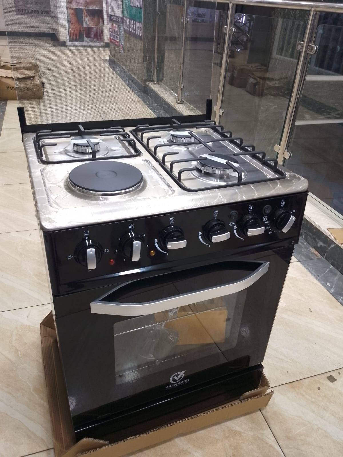 Sarahtec 50x55 3G+1E Standing Cooker