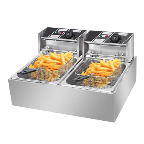 Nunix 6L + 6L Double Deep Electric Deep Fryer DF-6D