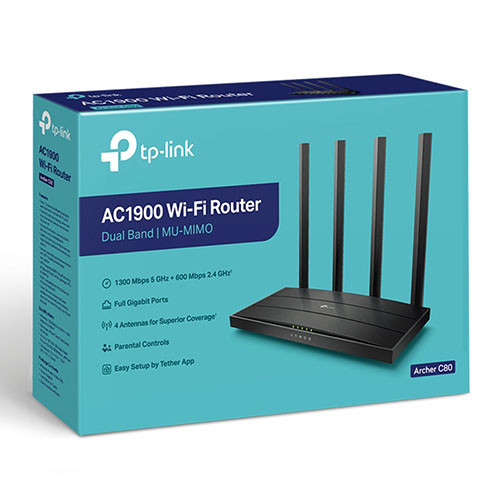 TP-Link AC1900 Wireless MU-MIMO Wi-Fi Router TL-ARCHER C80