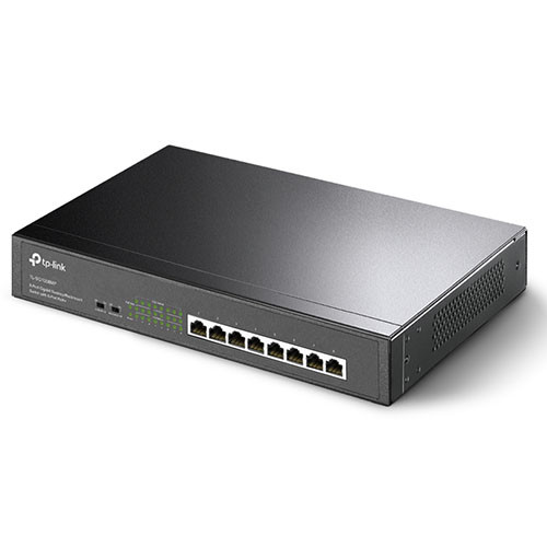 TP-Link 8-Port Gigabit Desktop/Rackmount Switch with 8-Port PoE+ TL-SG1008MP