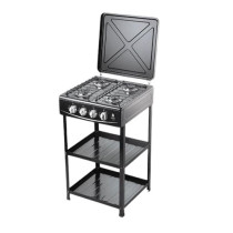 Nunix 4 Gas Cooker Plus Shelves LTS-01