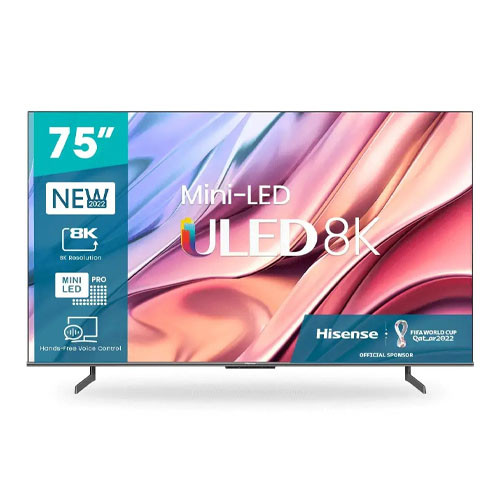 Hisense 75" inch UHD 8K MiniLED Android TV 75U80H