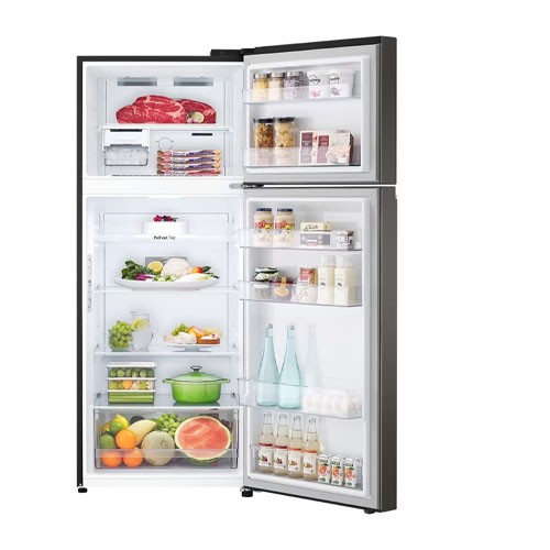 LG 335L Top Mount Freezer Fridge GN-B332PXGB (Black Steel)