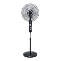 Mika 16" Stand Fan Black & Silver MFS1625BS