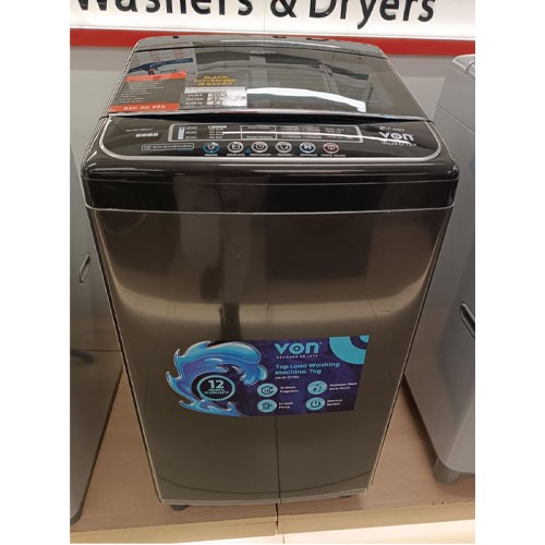 Von 7Kg Top Load Washing Machine VALW-07TSX