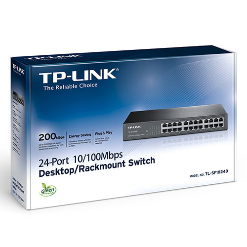 TP-Link 24-port 10/100Mbps Desktop/Rackmount Network Switch TL-SF1024D