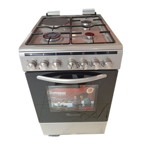 Ramtons 3G+1E 60X60cm Standing Cooker (Silver) RC/606